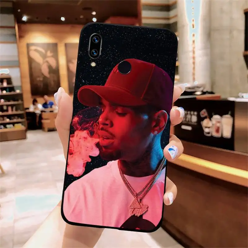 

Chris Brown Rap singer pop Phone Case For Xiaomi Redmi note 7 8 9 t max3 s 10 pro lite