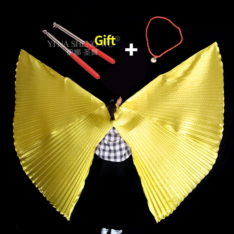 

Children Adult Butterfly Belly Dance Isis Wings Belly Dance Accessory Bollywood Oriental Egypt Wings With Sticks Kids Adults New