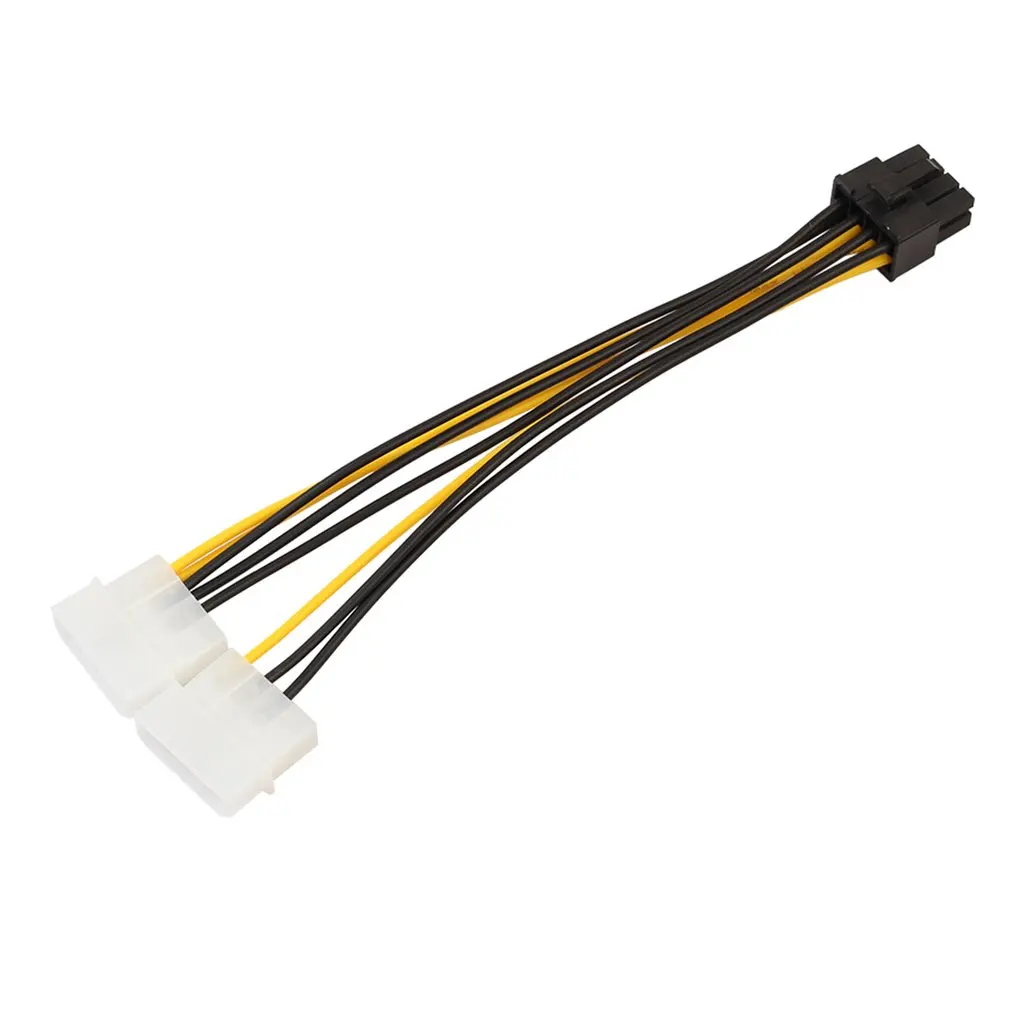 8 Pin/6+2P To Dual 4P Graphics Card Power Line Connector Portable CPU Cable Supply Adapter | Компьютеры и офис