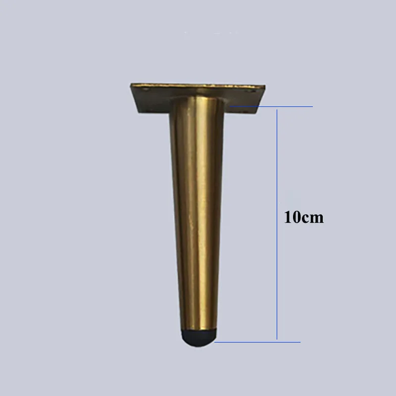 10cm 4 шт., 10 см/15 см/20 см/25 см/30 см, ножки для шкафа из нержавеющей стали, подставка для телевизора, ножки для чайного стола, ножки для шкафа, опоры для дивана - Цвет: 10cm