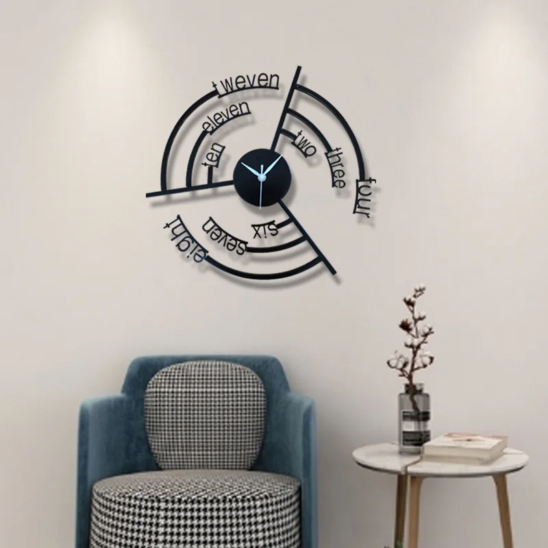 

Wall Clock Modern Design Acrylic Clocks Decor Aesthetic Room Decor Clock On the Wall Numbers Relojes de cuarzo horloge murale