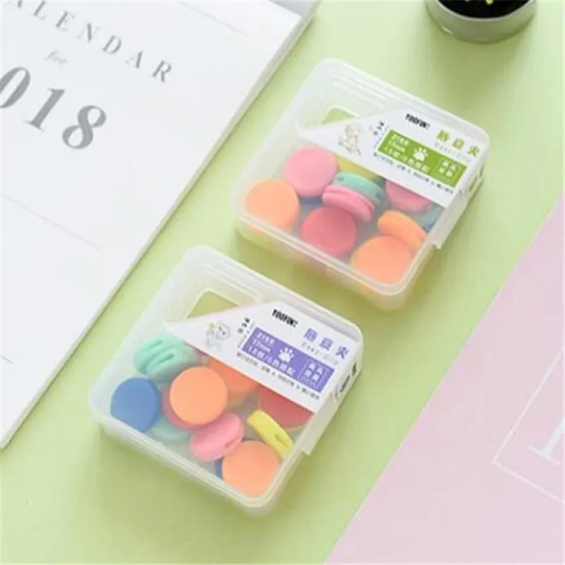 36 48 шт зажим из пластика для бумаг закладки скрепки милый цвет Связыватель фото