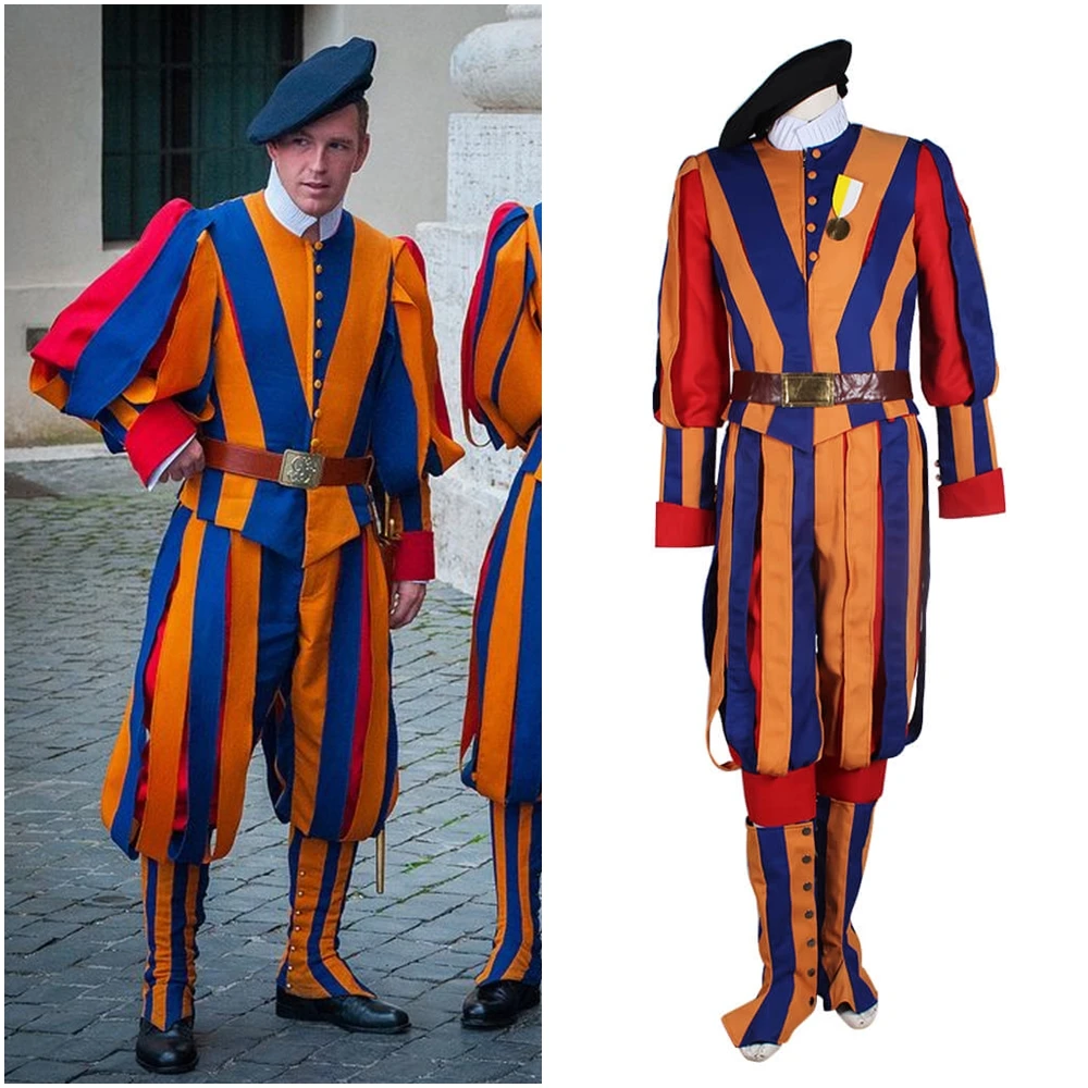 

Swiss Guard солдат униформа косплей костюм