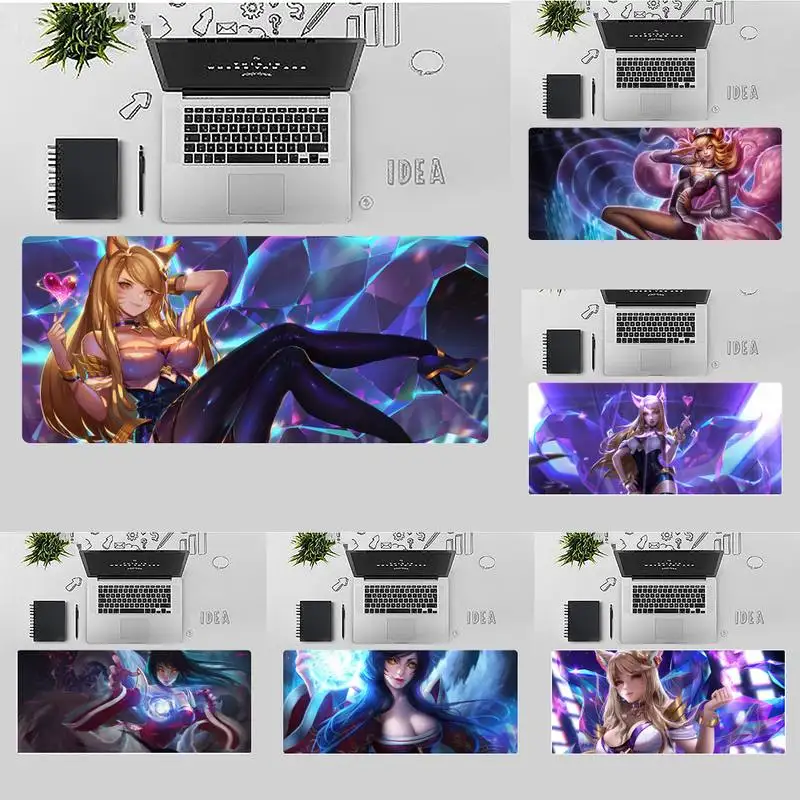 

LOL SEXY GIRL Office Mice Gamer Soft Mouse Pad Desk Table Protect Game Office Work Mouse Mat pad X XL Non-slip Laptop Cushion