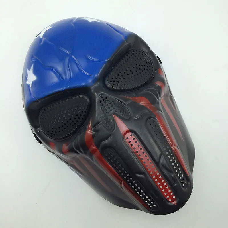 Хэллоуин Капитан Америка главный Череп Хищника полное лицо маски реальность