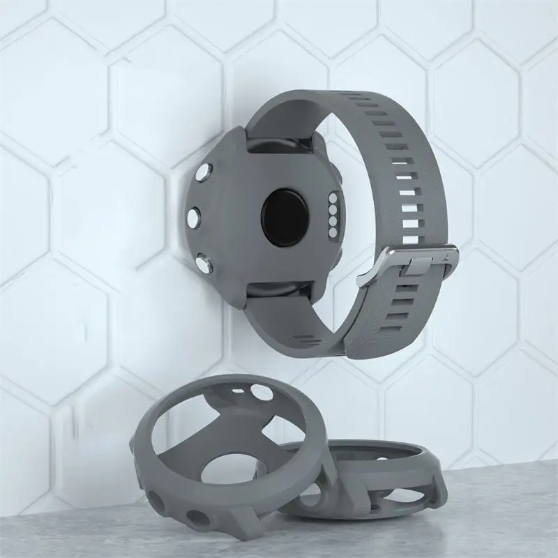 Сменный силиконовый тонкий чехол для часов Garmin Forerunner 645 Music защитный умных Shel |