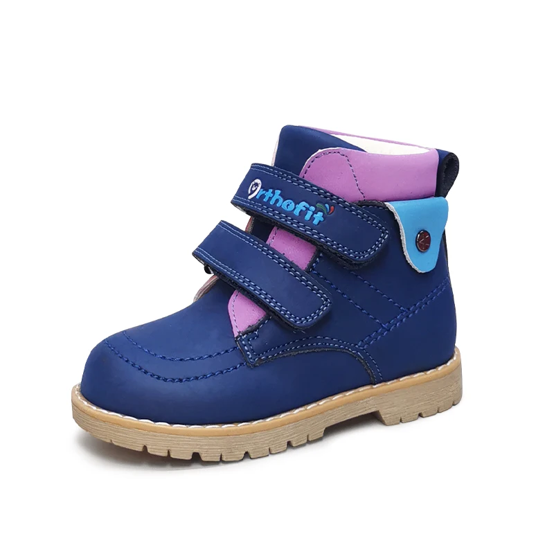 

Children's Leather Casual Shoes Boys Spring Orthopedic Footwear For Kids Toddler Military Ankle Girls Boots Winter 2020 Designer