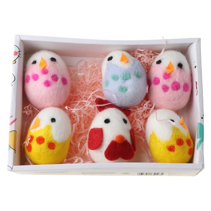 

Cat Wool Balls Set Wool Felt Sheep Chicken Shaped Christmas Toys for Kitten Playing Chasing Ideal Gifts