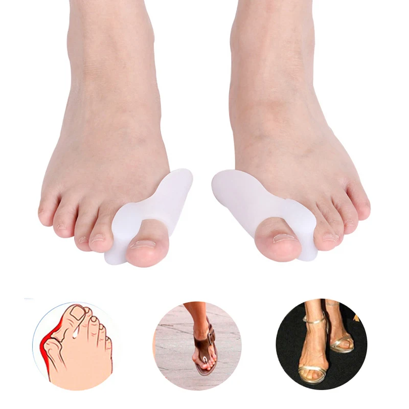 

Toes Separator Orthotics Feet Bone Thumb Adjuster Correction Hallux Valgus Bunion Corrector Pedicure Silicone Foot Straightener
