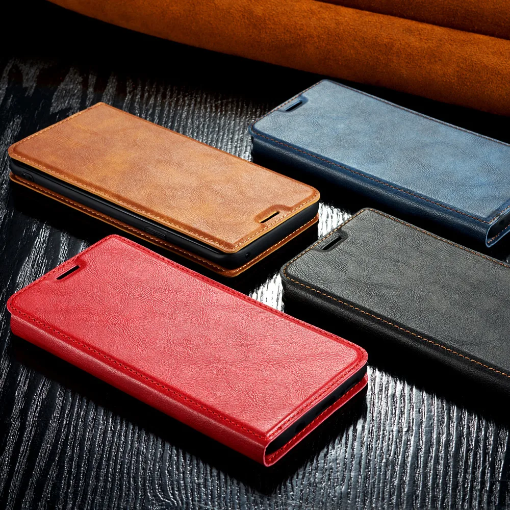 

New Simple Retro Flip Case Xiaomi Redmi Note 8 Pro Case Luxury Slim Leather Cover For Xiaomi Redmi Note 8 Note 8 Pro Phone Cases