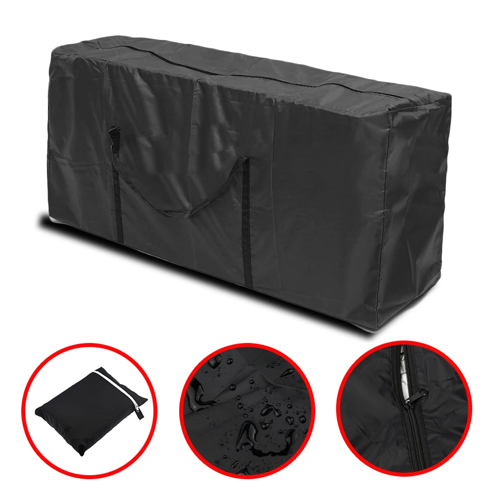 

Waterproof Outdoor Garden Furniture Tent Cushions Large Storage Bag Pouch Case Cover Extra Large Cushion Xmas Tree Bag Black