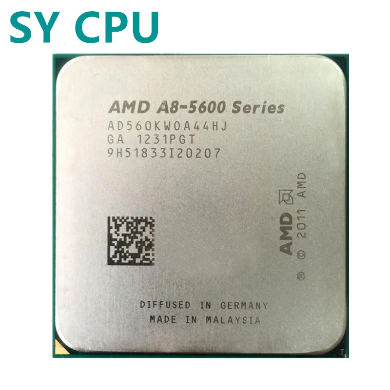

Процессор AMD A8 серии A8 5600 ПК компьютер 3,6 ГГц четырехъядерный настольный процессор AD560KWOA44HJ разъем FM2