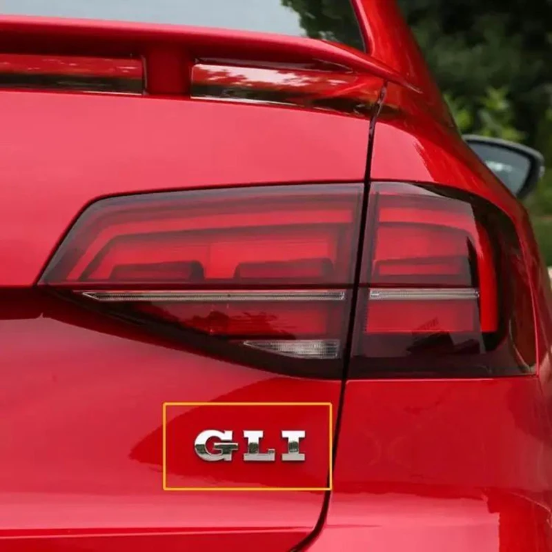 

For Volkswagen VW POLO Golf 4 5 6 7 MK4 MK5 MK6 MK7 GLI Car 3D Metal GLI Decals Stickers Car Trunk Body Emblem Badge Sticker