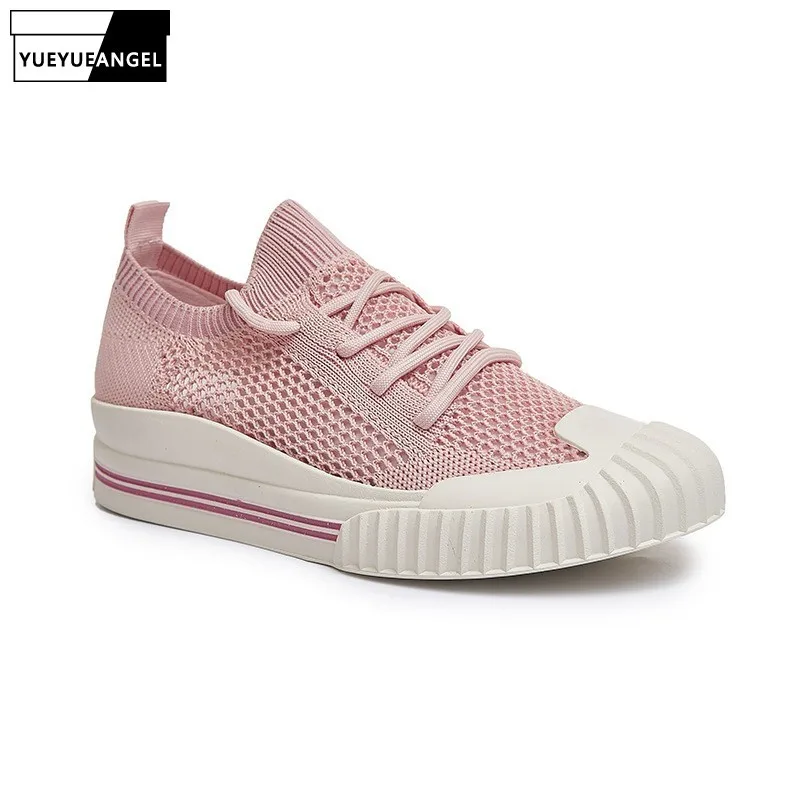 2019 Повседневная дышащая женская обувь из сетчатого материала Летние лоферы на