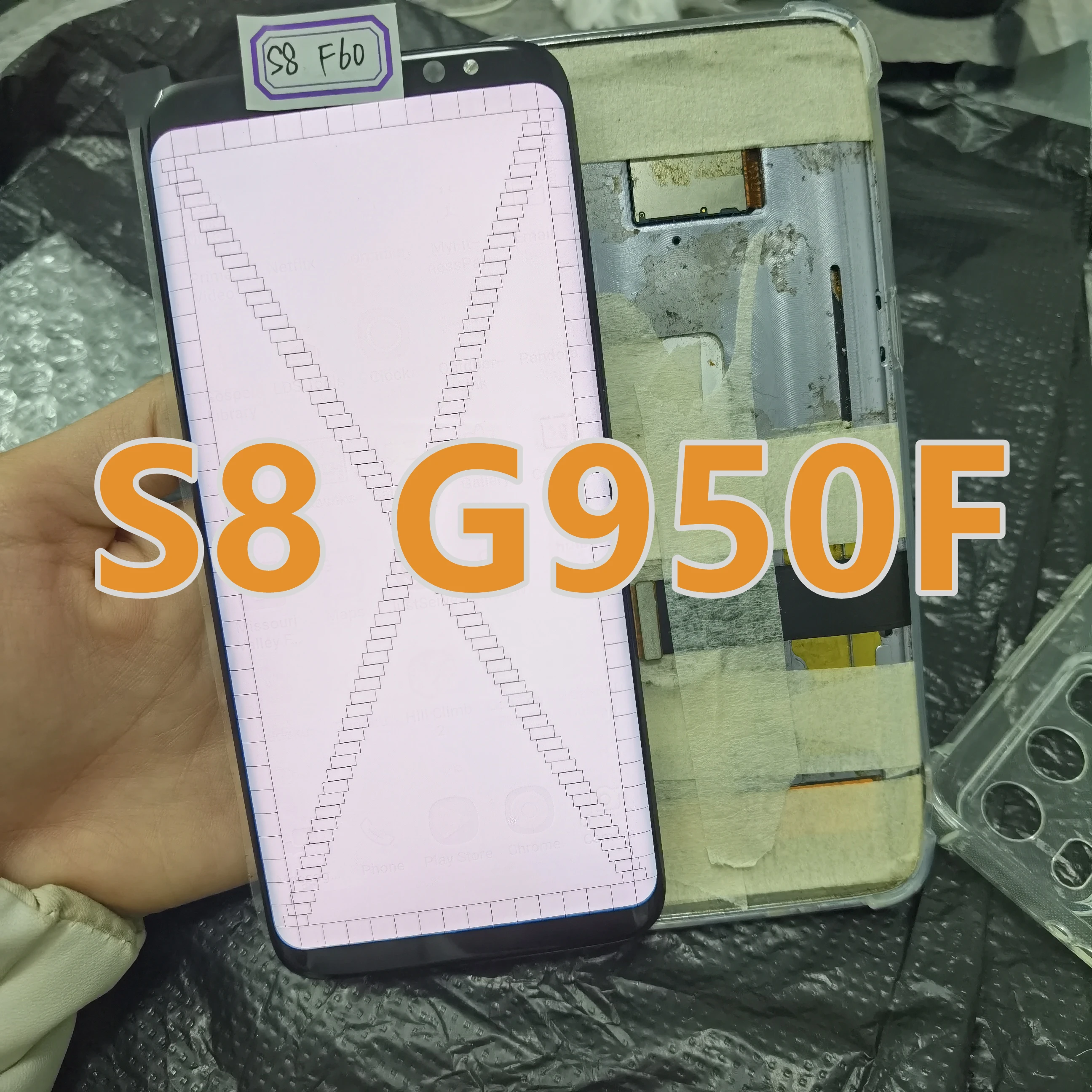 ЖК-дисплей 5 8 дюйма G950F для Samsung Galaxy S8 дисплей с точками SM-G950F/DS G950U G950A запасные