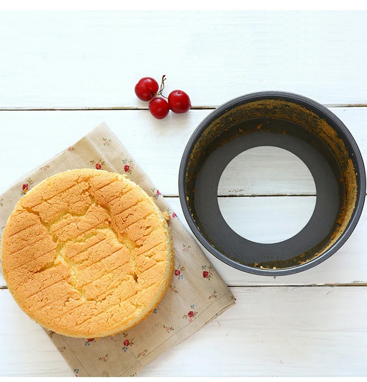 

8 Inch Bake Mould Cake Pan Removable Bottom Non-Stick Carbon Steel Bakeware Cakes Molds Baking Accessories