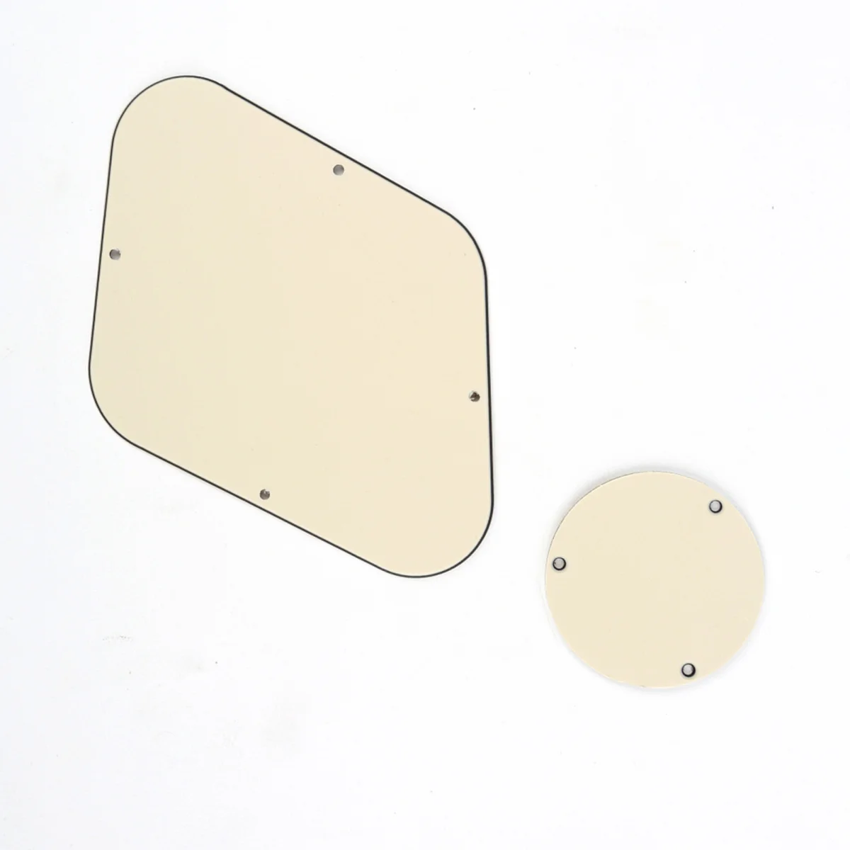 

Musiclily LP Backplate and Switch Cover Set for Gibson Les Paul Guitar, 3Ply Cream