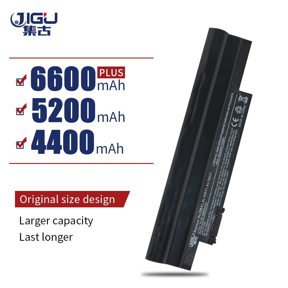 JIGU [Специальная цена] Новый аккумулятор для ноутбука D25 Acer ASPIRE ONE D260 AL10B31 AL10A31 AL10G31 6