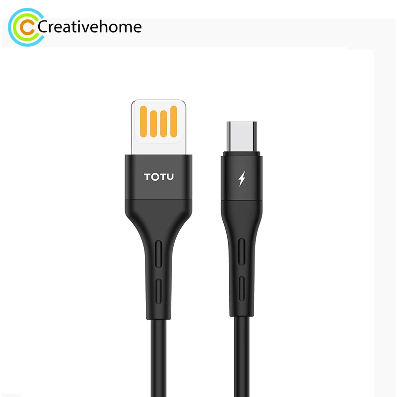 TOTUDESIGN BTA-028 Soft Series 3A Type-C / USB-C силиконовый кабель для зарядки, длина: 1 м