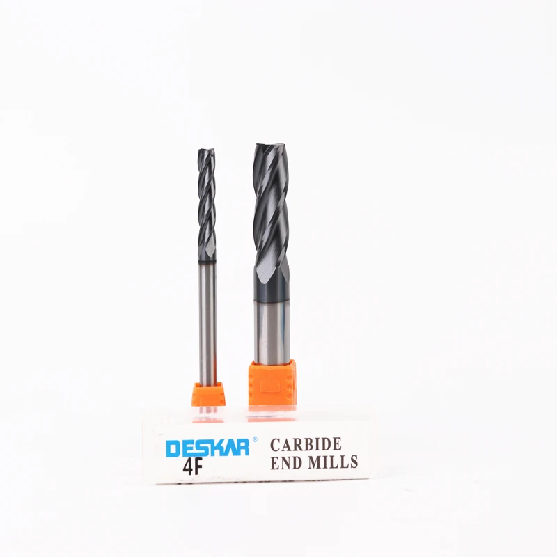 Концевые фрезы из твердого сплава вольфрамовые стальные концевые HRC52 2F 3F 4F