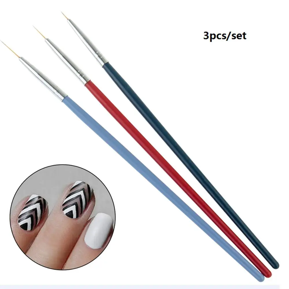 3 шт./компл. деревянный стержень ультра тонкие ручки для рисования картины Ручки