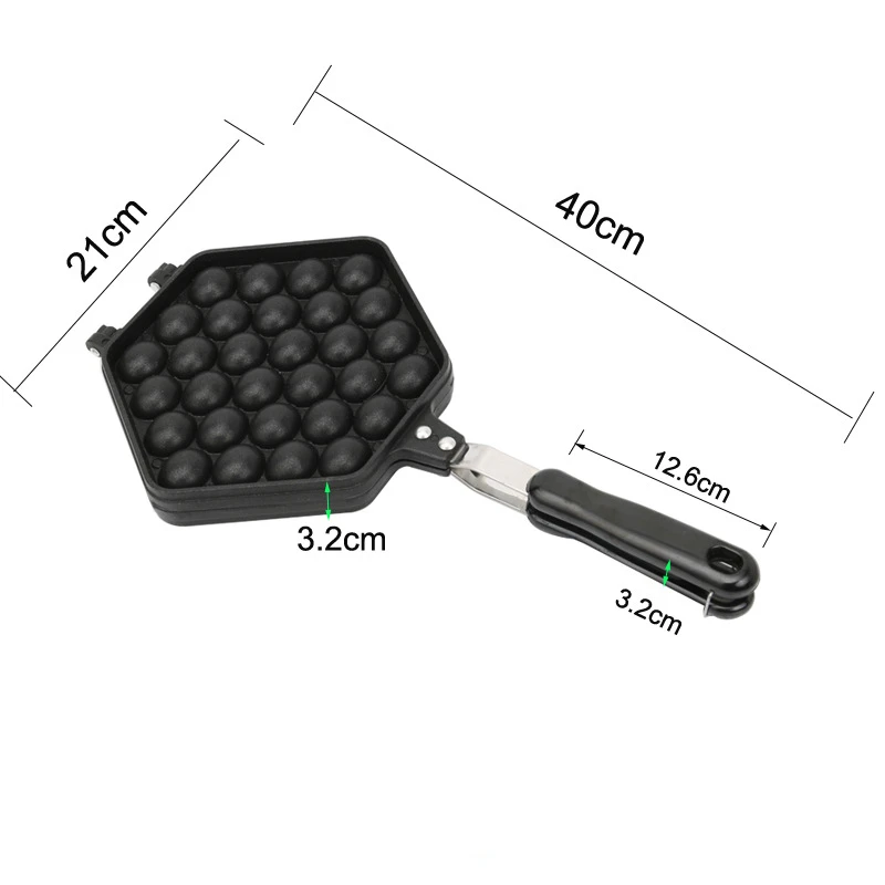 Антипригарный пузырьковый вафельный конус для приготовления яиц форма чугуна