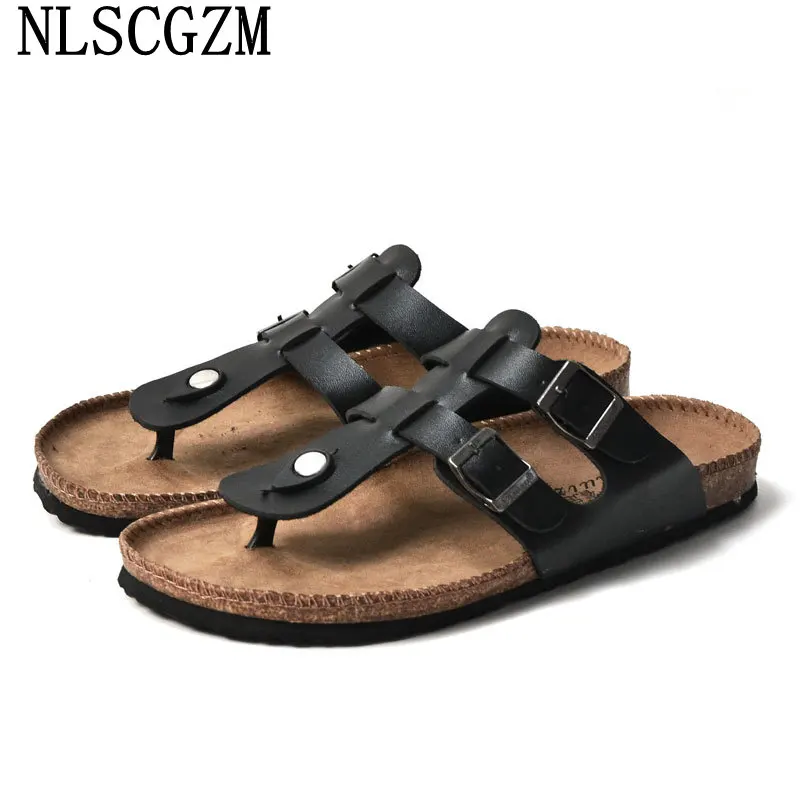 

Indoor Slippers for Men Casual Beach Slippers Men Summer Unisex House Slippers Man Double Monk Strap Beach Shoes for Man 2023