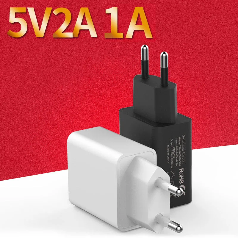 USB Зарядное устройство 5V 1A/5В 2A переносной usb-адаптер для телефона quick Зарядное устройство EU Plug Портативный телефон Зарядное устройство адаптер для iPhone samsung huawei xiaomi
