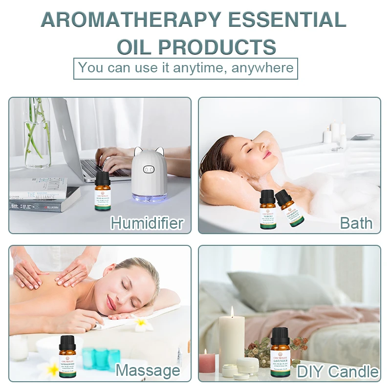 Chumolee чистые натуральные сандаловые эфирные масла диффузор растение Лаванда