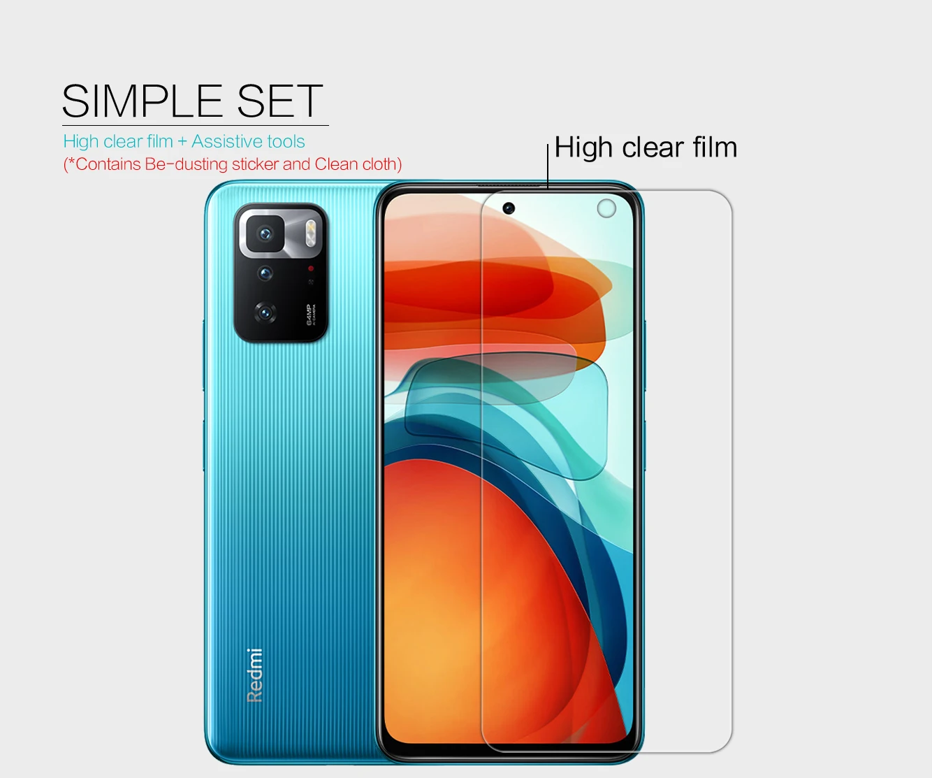 

2pcs/lot NILLKIN Crystal Super Clear Protective Film Anti-Glare Matte Screen Protector For Xiaomi Redmi Note 10 Pro 5G