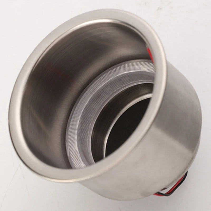 Led Light Drink Holder Recessed Stainless Steel Cup Shape for Car Marine Boat | Спорт и развлечения