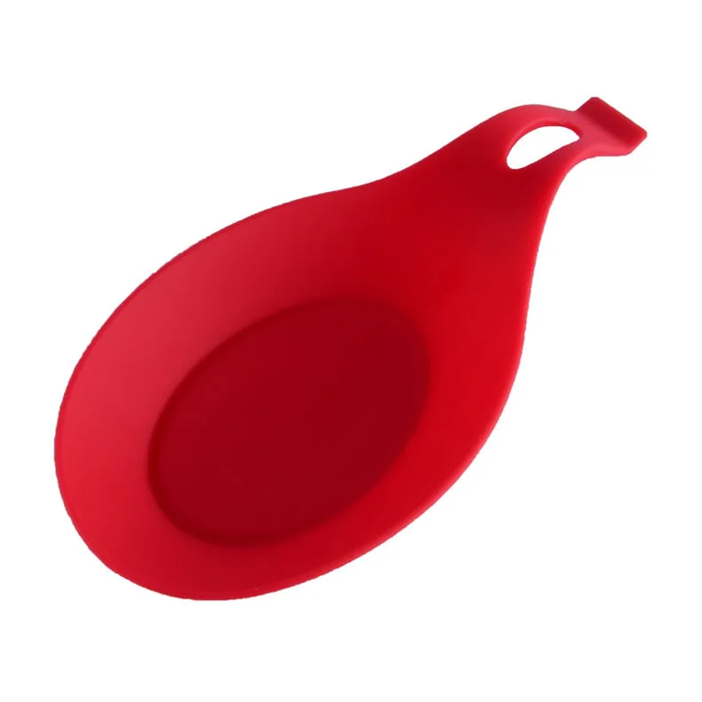 Утолщенный термостойкий силиконовый коврик для ложки держатель посуды