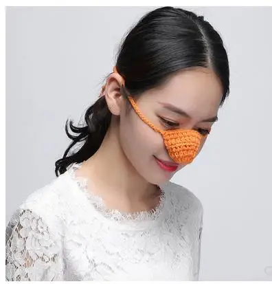 Индивидуальная шерстяная защитная маска для носа теплые дышащие мужские и