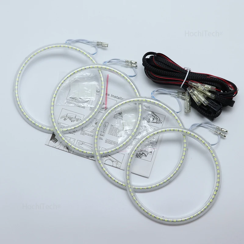 

Для HONDA CR-V CRV 2007 2008 2009 2010 2011 супер яркий белый цвет 3528 SMD светодиодный комплект Angel Eyes дневные ходовые огни DRL