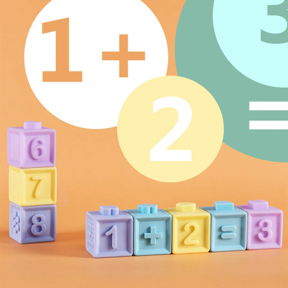 Горячая Распродажа 12 шт. 3D образовательные строительные блоки для детей