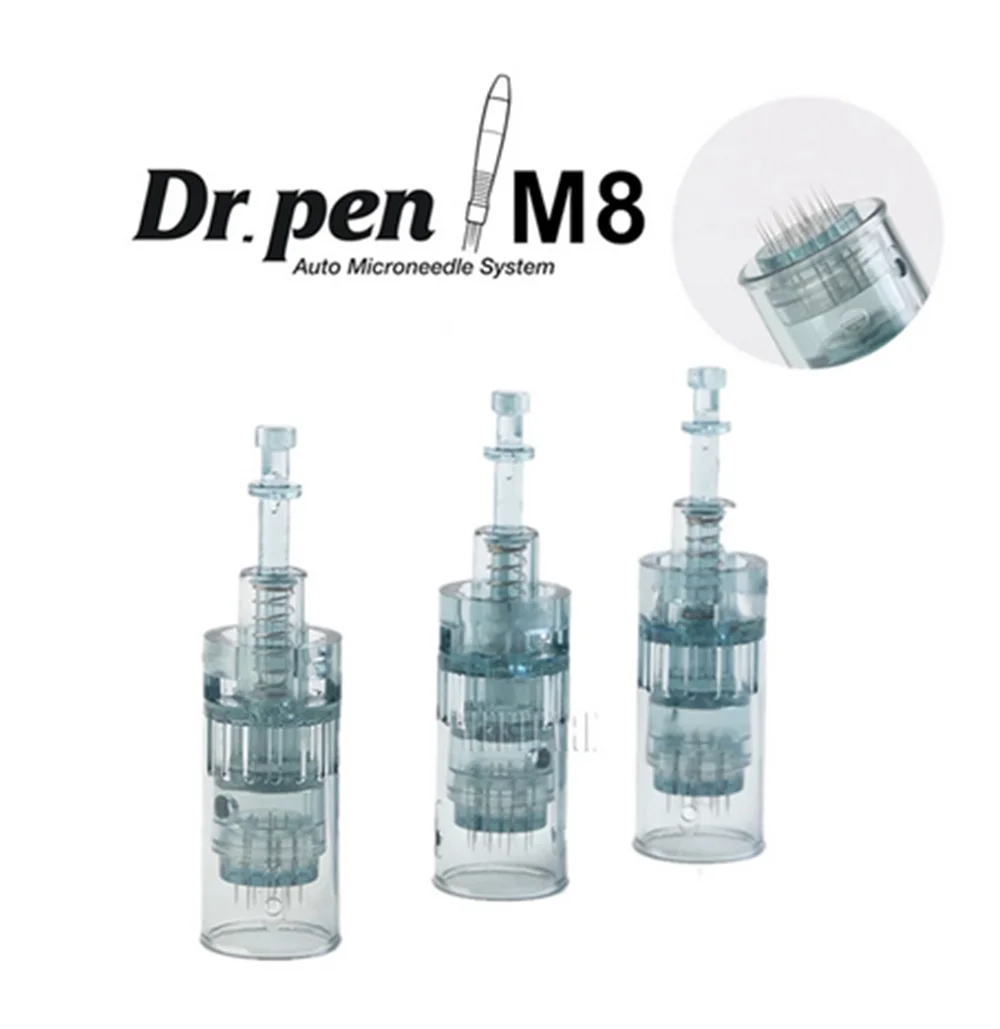 100pcs Cartridge Needle For Dr.Pen M8 W/C ULTIMA-M8 Replacement Tip MTS 11/16/24/36/42Pin Nano BB Cream Meso Fundation