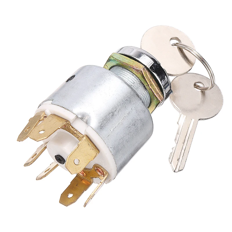 

1pcs 12V Motorcycle Ignition Switch Durable Motorbike Kill Switches 2 Keys Kit For Boats Trikes Lawnmowers Bikes