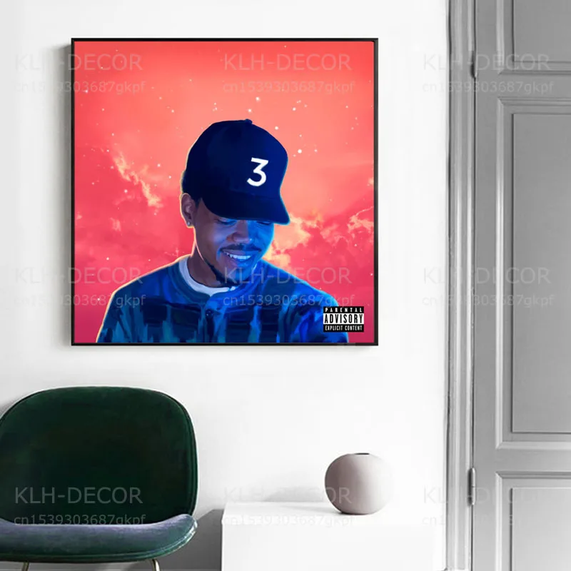 Постер рэпера S322 Chance 10 дней альбом музыки Acid Rap Обложка принты в стиле хип-хоп