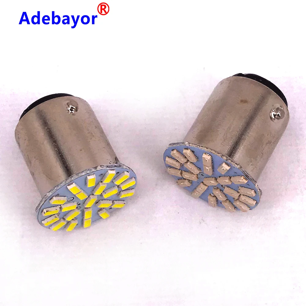 300 шт. 1157 BAY15D P21W 3014 22 SMD Автомобильные светодиодные поворотные парковочные
