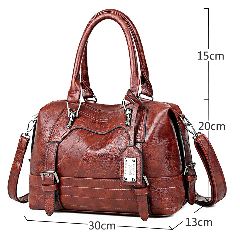 Women Handbags High Quality PU Leather Capacity Crossbody Bags for 2020 Lady Shoulder Travel Tote Bag | Багаж и сумки