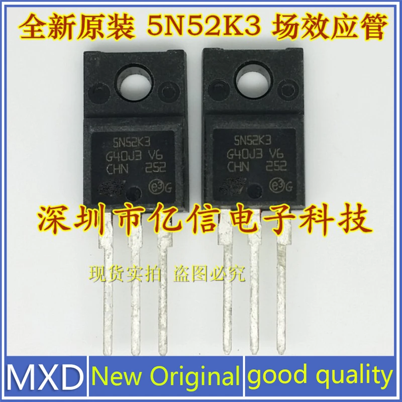 

5Pcs/Lot New Original STF5N52K3 5N52K3 4.4A/525V FET Import Good Quality