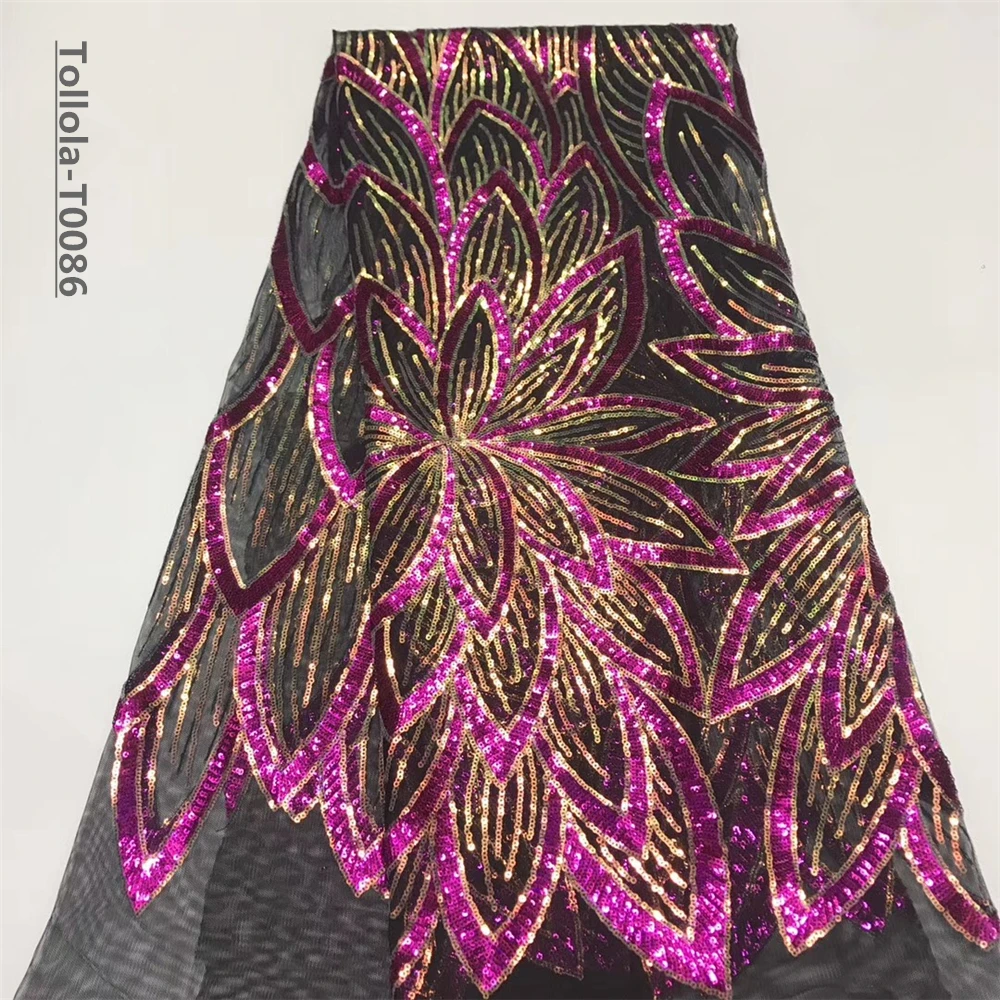 Кружевная ткань с блестками новейшая африканская кружевная Высококачественная