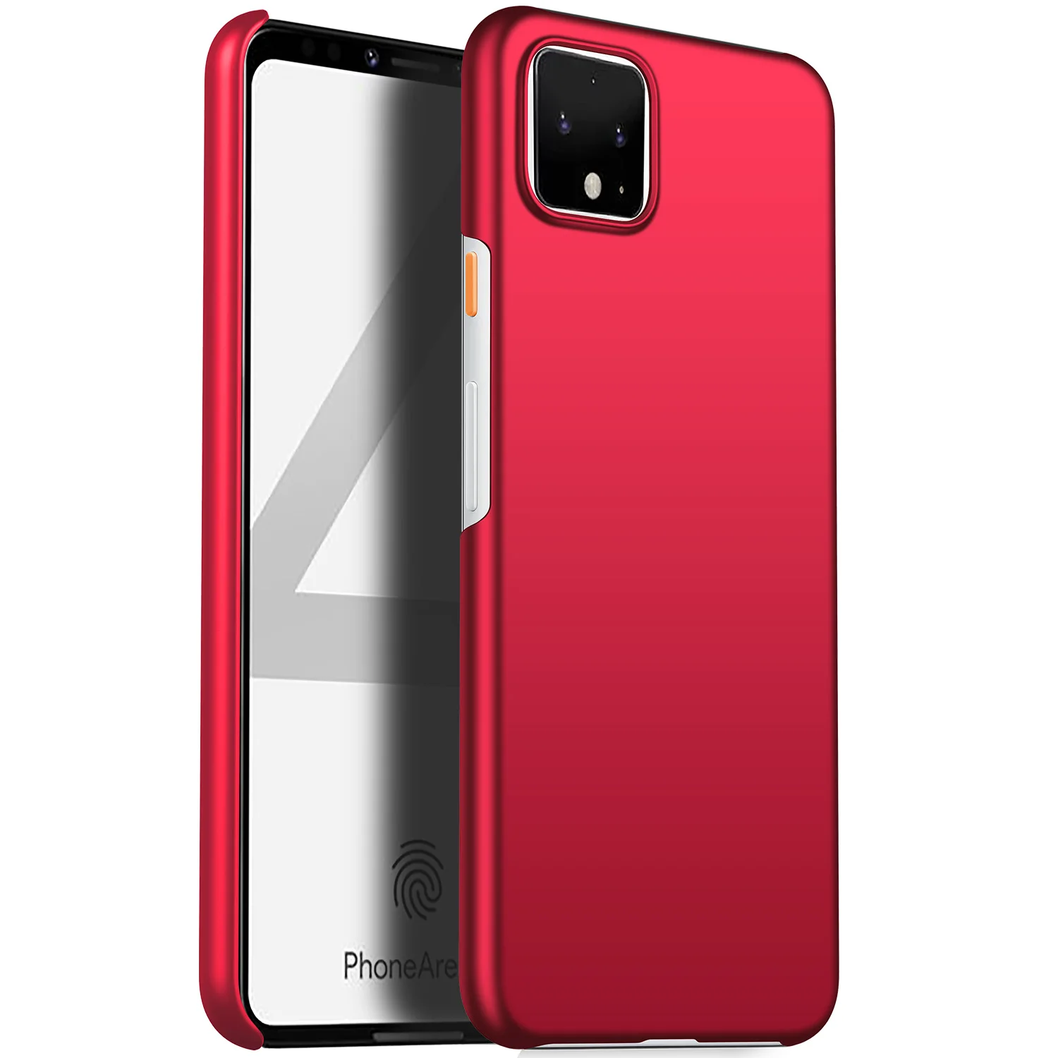Красный Чехол для Google Pixel 4/Google Pixel 4 XL, ультратонкая Минималистичная тонкая защитная задняя крышка-чехол для телефона для Google Pixel 4 - Цвет: Красный