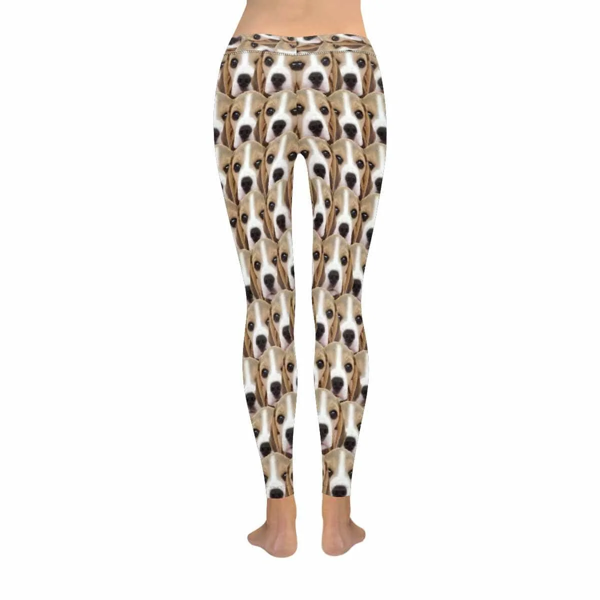 

Custom Dog Face Low Rise Leggings