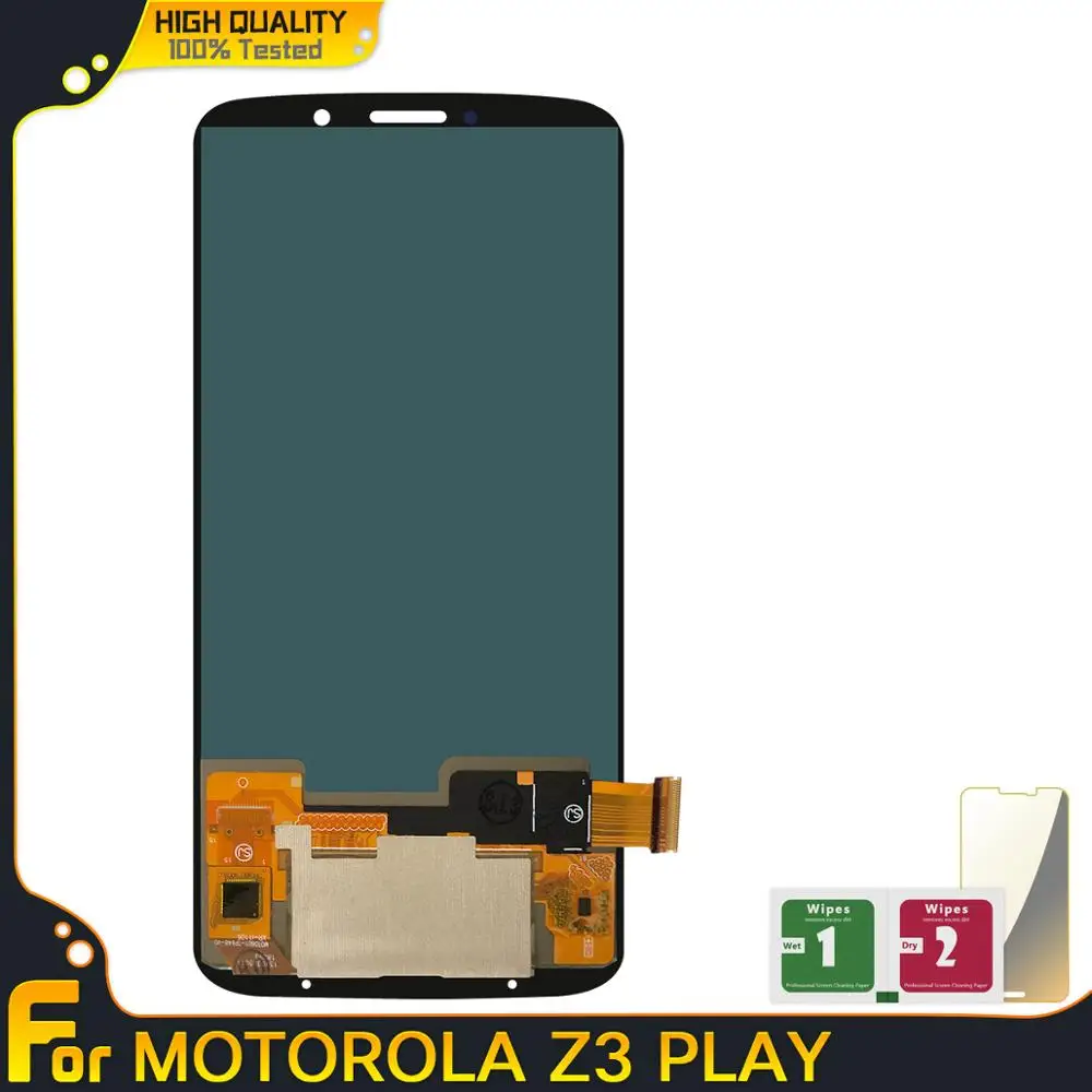 Для Motorola Moto Z3 играть XT1929 XT-1929 ЖК-дисплей Экран с сенсорная панель цифровым