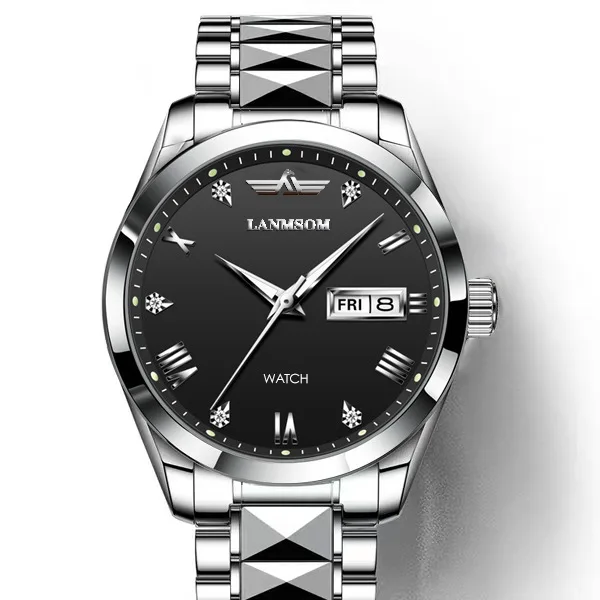 

New Automatic Machine Men's And Women's Watches blue Belt Transparent Sapphire Watch