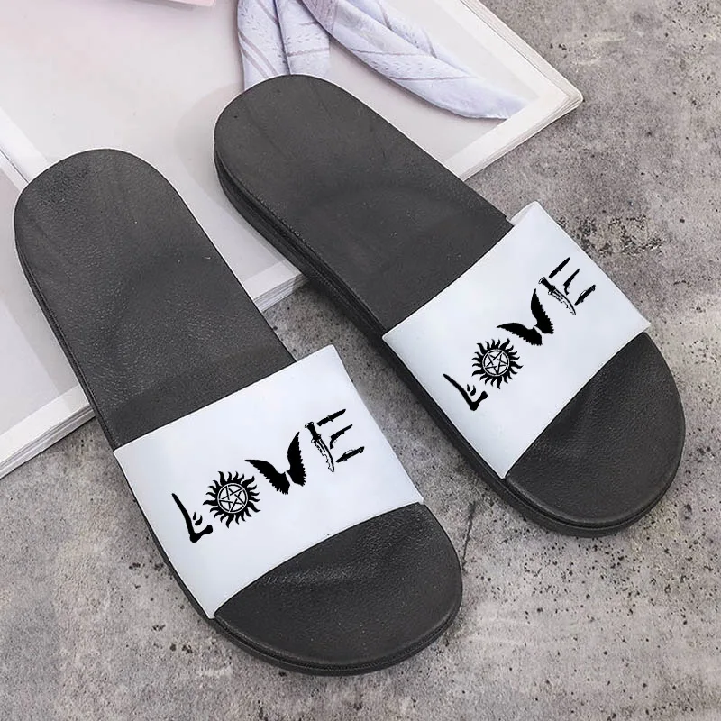 

Love Slippers Home Slippers Floor Family Shoes Beach Summer slippers Fashion slippers for women zapatillas mujer