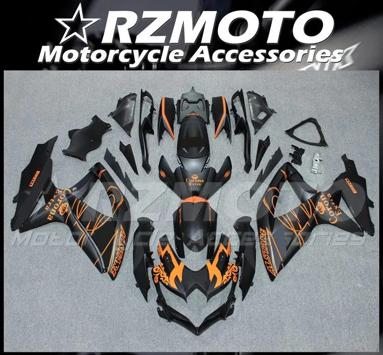 

Injection New ABS Whole Fairings kit Fit for Suzuki GSX-R 600 750 K8 2008 2009 2010 08 09 10 Bodywork set orange black