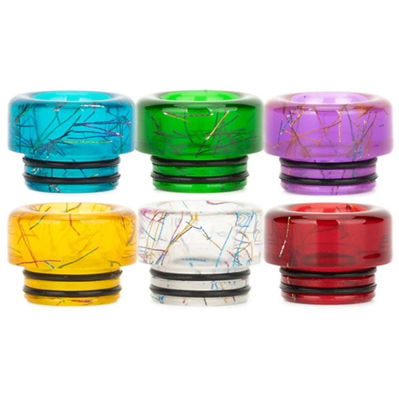 Rainbow Drip Tip 810 Resin Cigarette Holder Accessories Resin Mouthpiece for TFV8 Big Baby/TFV12 High Quality
