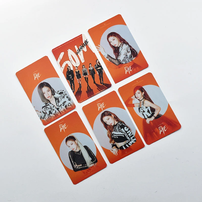 

6PCS/SET KPOP ITZY Album IT'Z ME Photocard Yeji Lia Ryujin Chaeryeong Yuna LOMO Cards Postcard For Fans Collection Gifts M38